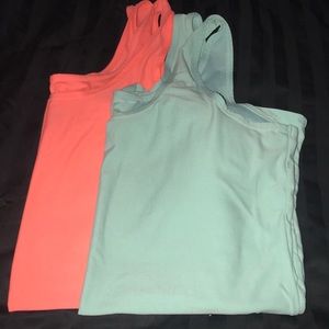 Neon workout tanks